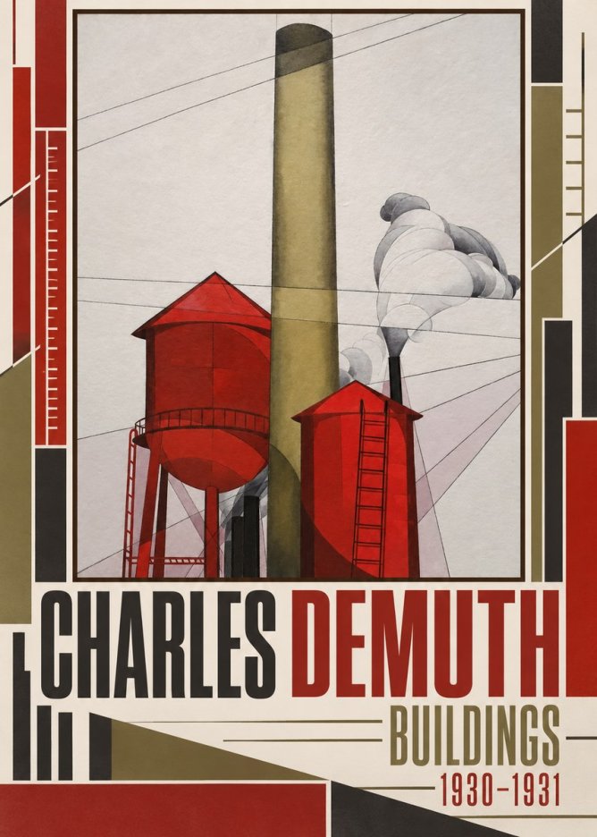 Charles Demuth Buildings No5 - Poszter
