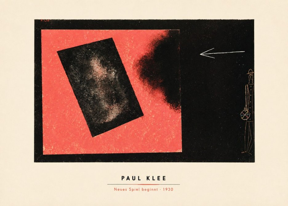 Paul Klee Neues Spiel Beginnt No4 - Poszter