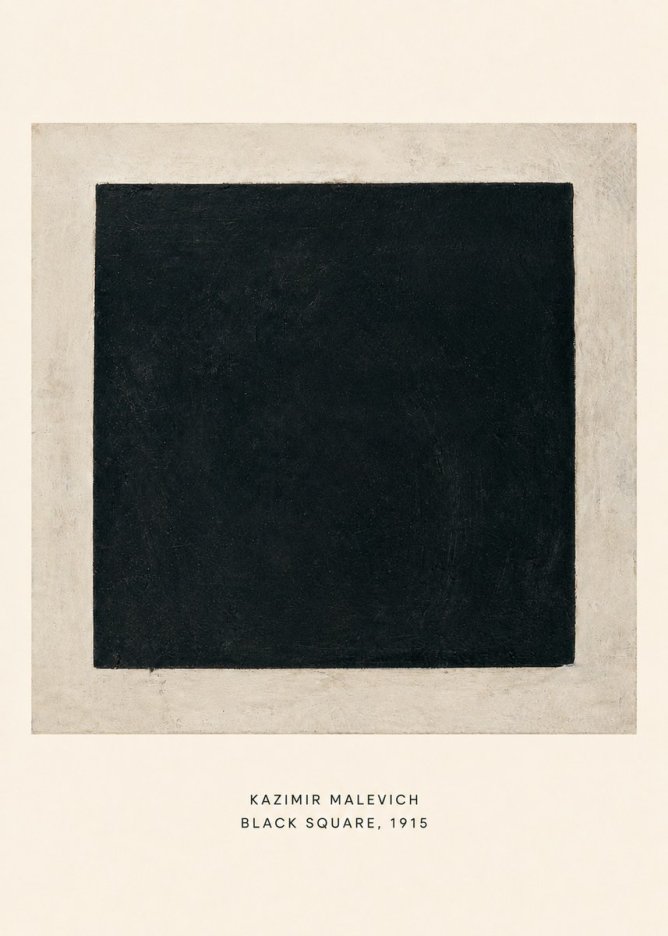 Kazimir Malevich Black Square No6 - Poszter