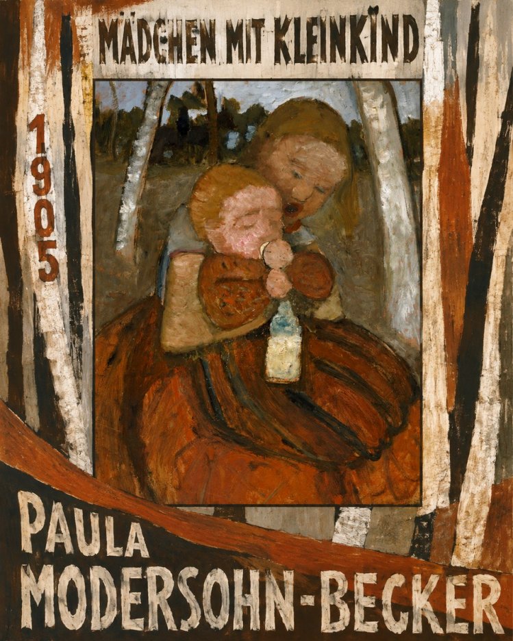 Paula Modersohn-Becker Mädchen Mit Kleinkind I No6 - Poszter