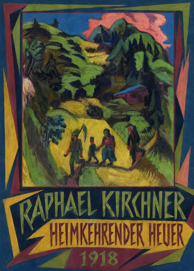 Raphael Kirchner Heimkehrender Heuer No1 - Poszter