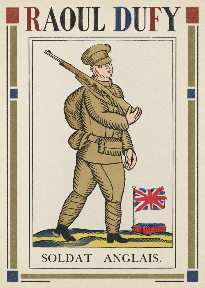 Raoul Dufy Soldat Anglais. No1 - Poszter
