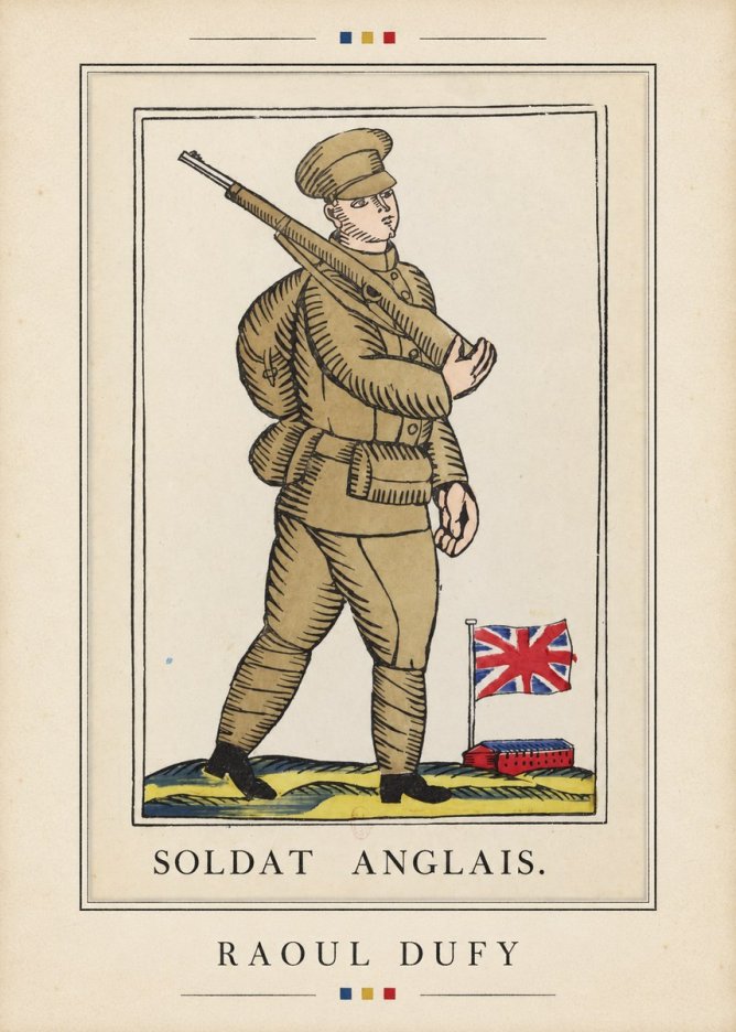 Raoul Dufy Soldat Anglais. No4 - Poszter
