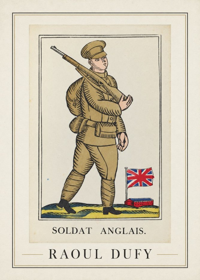 Raoul Dufy Soldat Anglais. No5 - Poszter