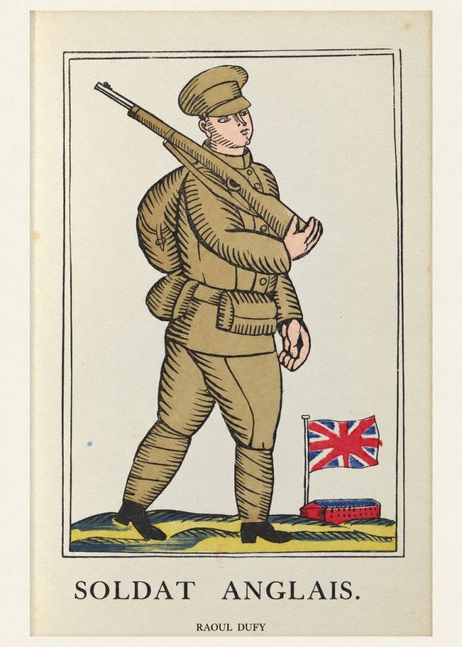 Raoul Dufy Soldat Anglais. No6 - Poszter