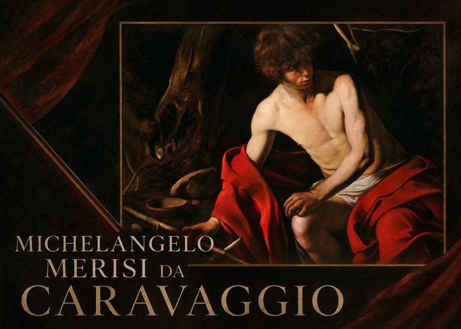 Michelangelo Merisi da Caravaggio John the Baptist (Youth with a Ram) No2 - Poszter