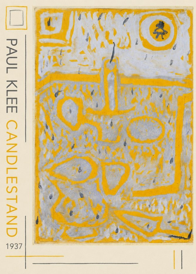 Paul Klee Candlestand No2 - Poszter