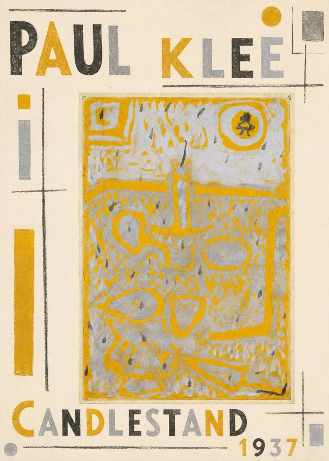 Paul Klee Candlestand No4 - Poszter