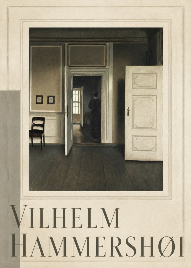 Vilhelm Hammershøi Interior, Strandgade 30 I No4 - Poszter
