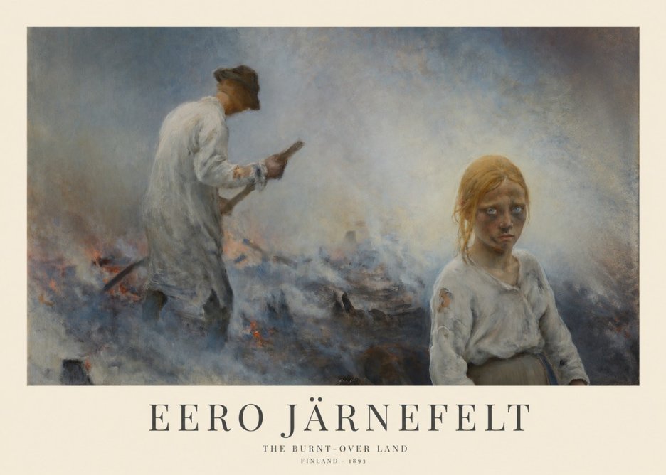 Eero Järnefelt The Burnt-over Land No1 - Poszter