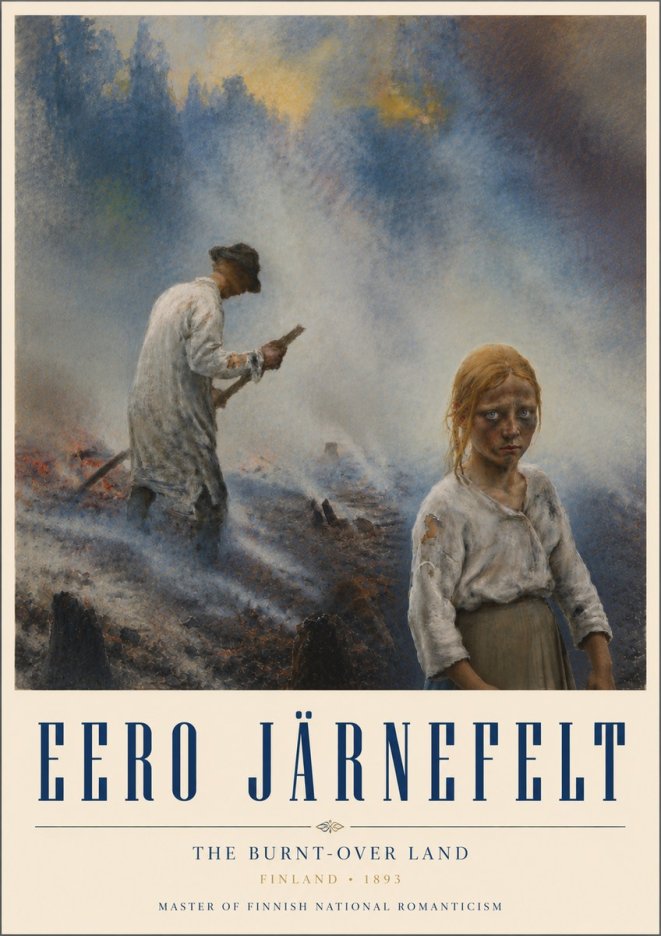 Eero Järnefelt The Burnt-over Land No6 - Poszter