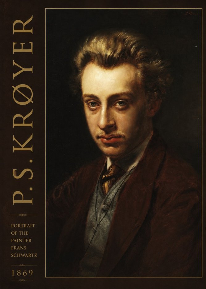 P.S. Krøyer Portrait of the Painter Frans Schwartz No3 - Poszter