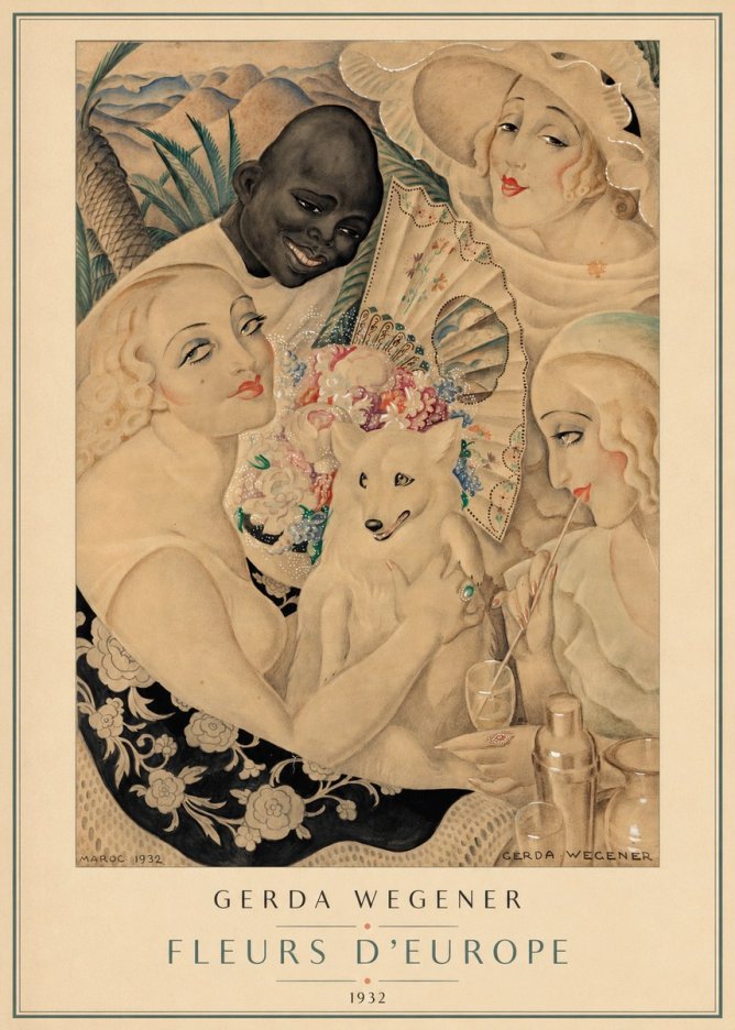 Gerda Wegener Fleurs D'europe No4 - Poszter