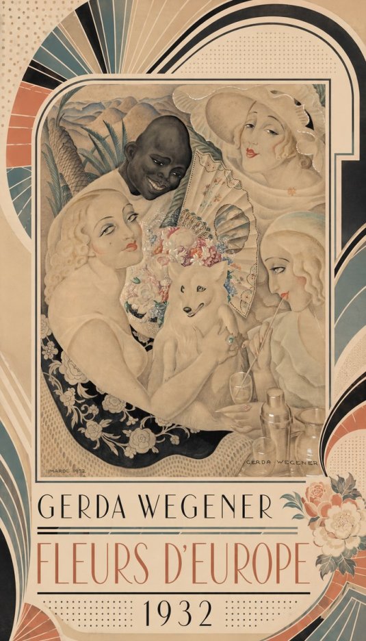 Gerda Wegener Fleurs D'europe No5 - Poszter