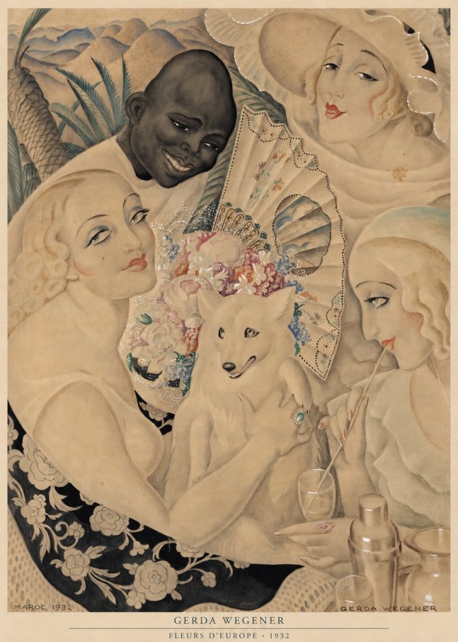 Gerda Wegener Fleurs D'europe No6 - Poszter