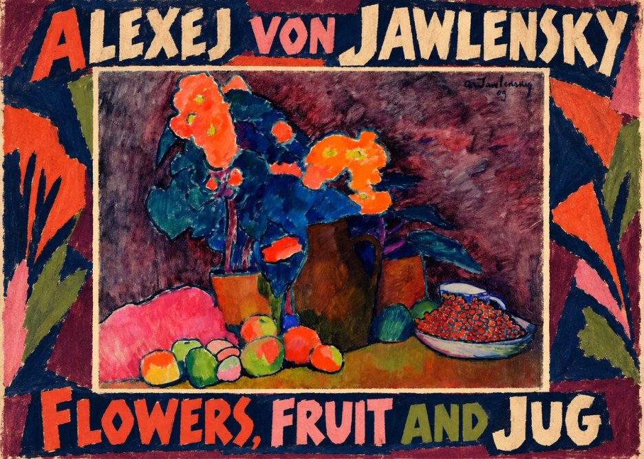 Alexej von Jawlensky Flowers, Fruit and Jug No1 - Poszter