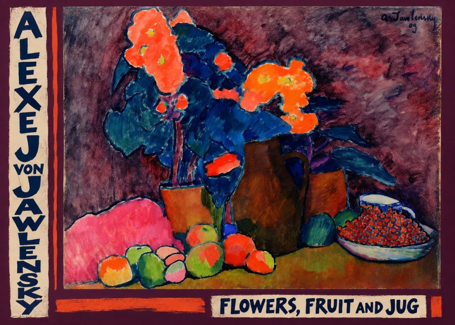 Alexej von Jawlensky Flowers, Fruit and Jug No2 - Poszter