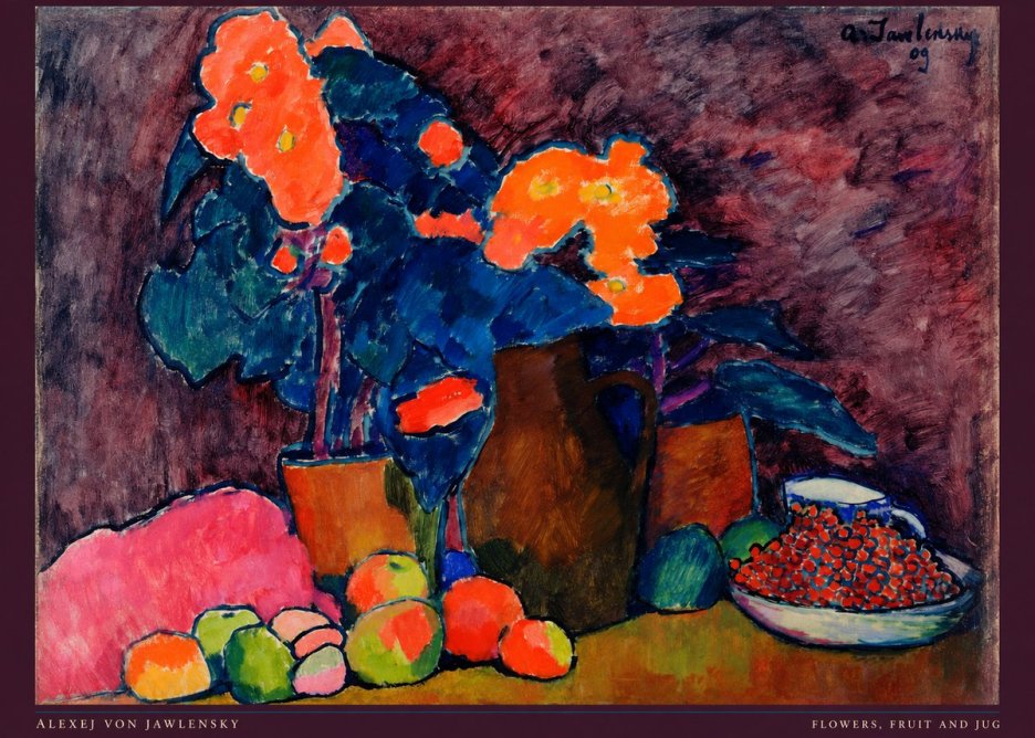 Alexej von Jawlensky Flowers, Fruit and Jug No6 - Poszter