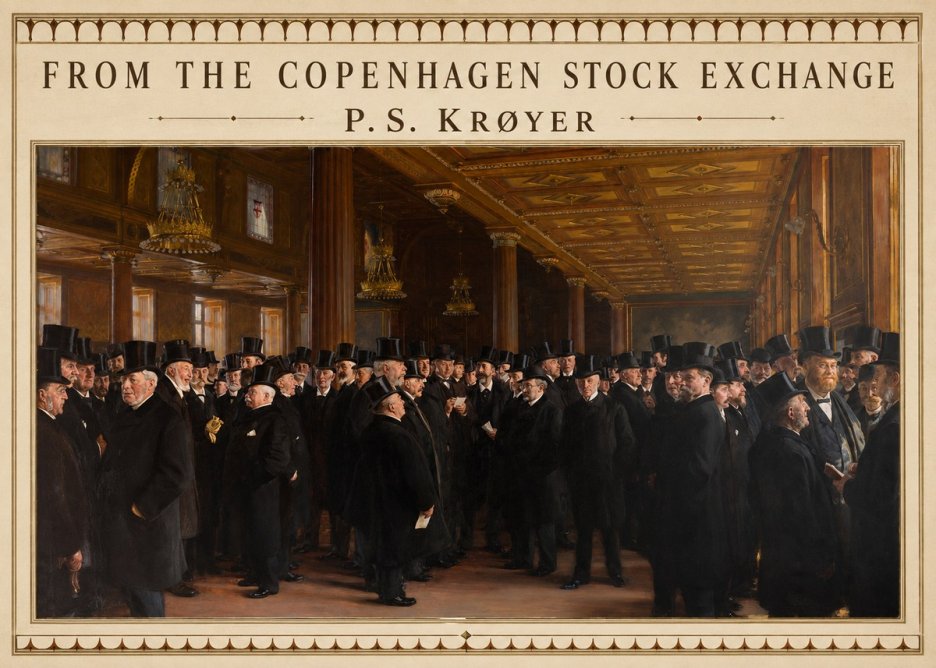P.S. Krøyer From the Copenhagen Stock Exchange No3 - Poszter