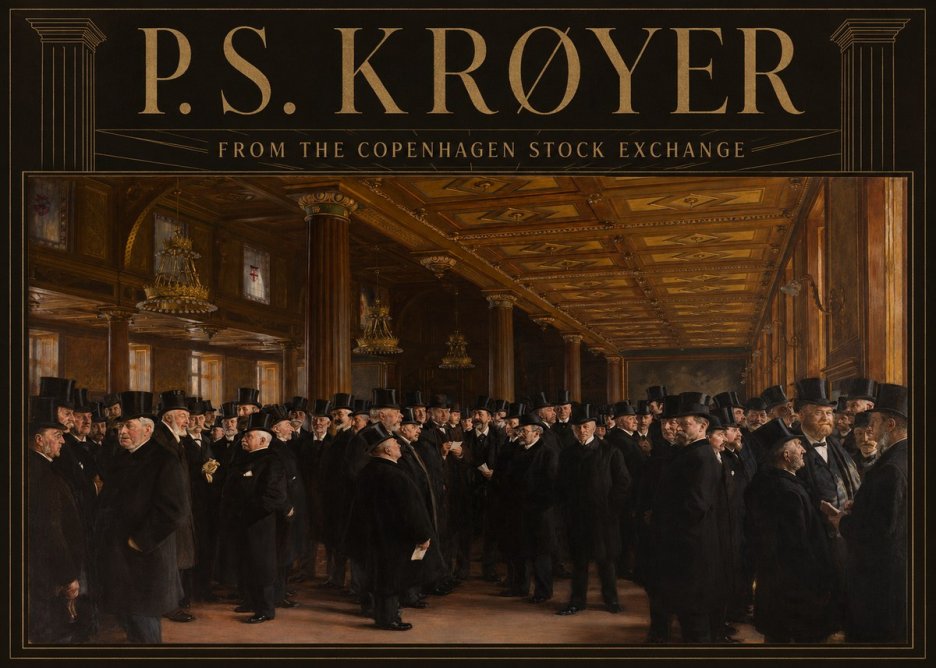 P.S. Krøyer From the Copenhagen Stock Exchange No5 - Poszter