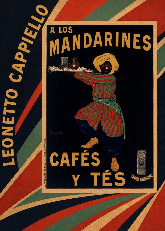 Leonetto Cappiello A Los Mandarines No5 - Poszter