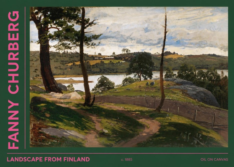 Fanny Churberg Landscape from Finland No2 - Poszter