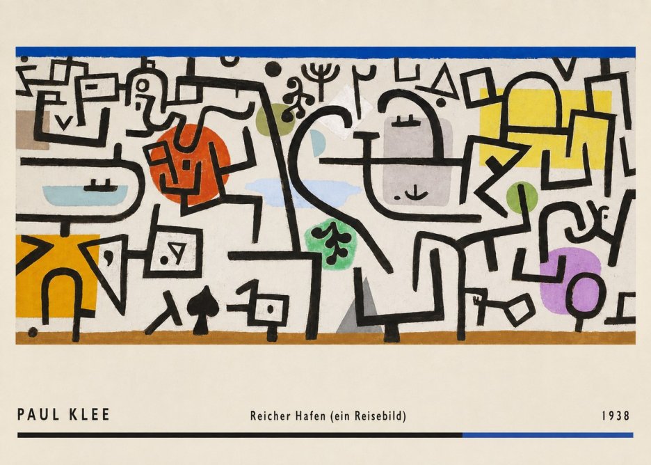 Paul Klee Reicher Hafen (Ein Reisebild) II No2 - Poszter