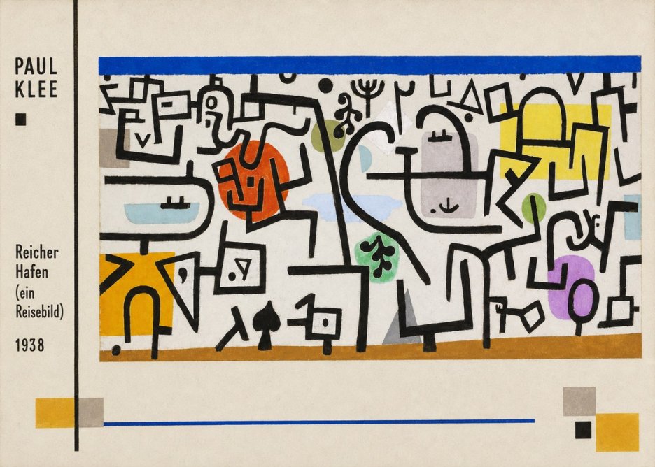 Paul Klee Reicher Hafen (Ein Reisebild) II No3 - Poszter