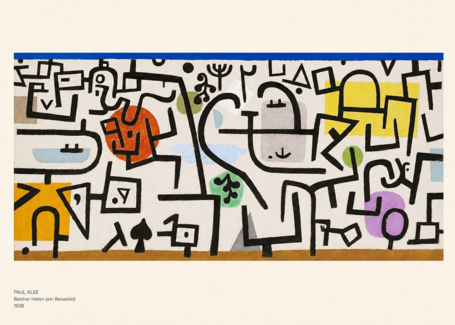 Paul Klee Reicher Hafen (Ein Reisebild) II No6 - Poszter