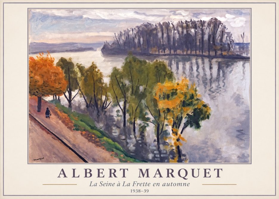Albert Marquet La Seine À La Frette En Automne No1 - Poszter