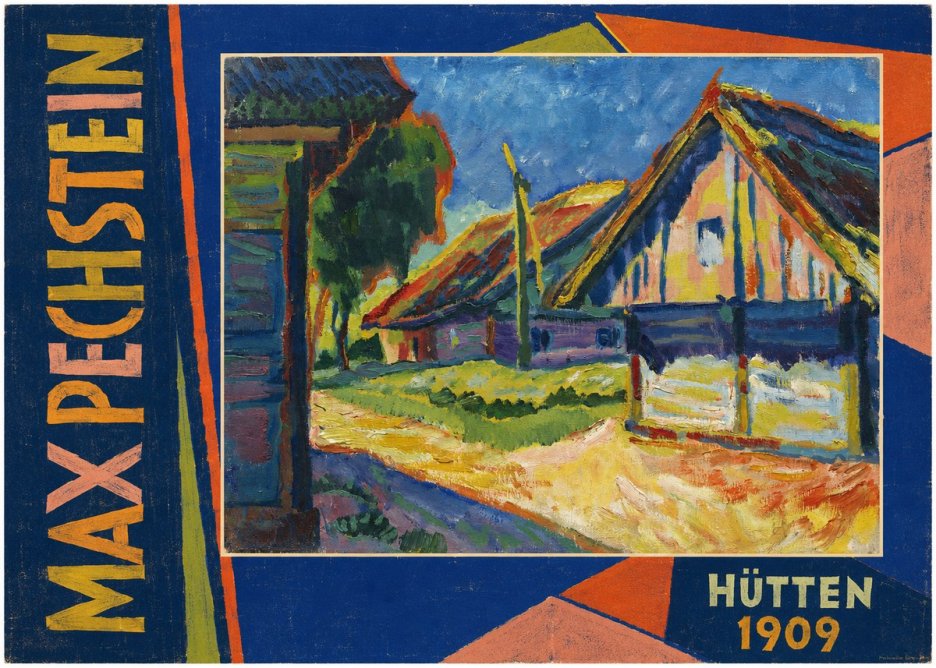 Max Pechstein Hütten 1909 No2 - Poszter