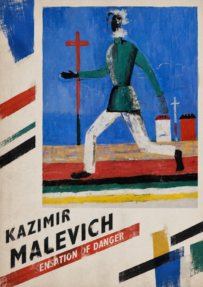 Kazimir Malevich Sensation of Danger No5 - Poszter