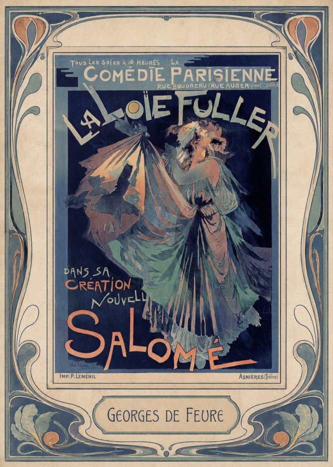 Georges de Feure Salomé II No1 - Poszter