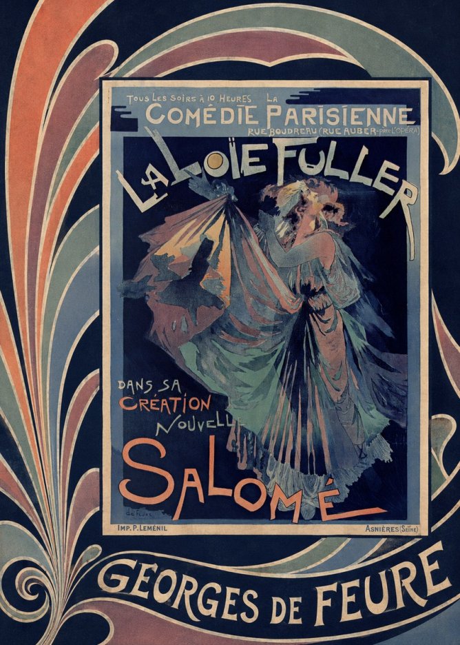 Georges de Feure Salomé II No5 - Poszter