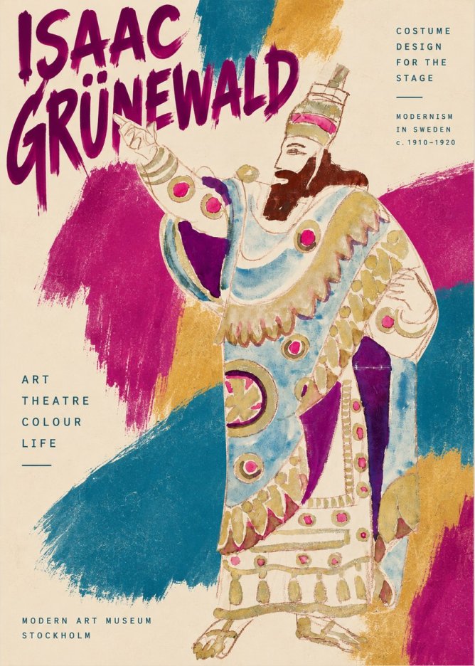 Isaac Grünewald The Theatre Lives No2 - Poszter