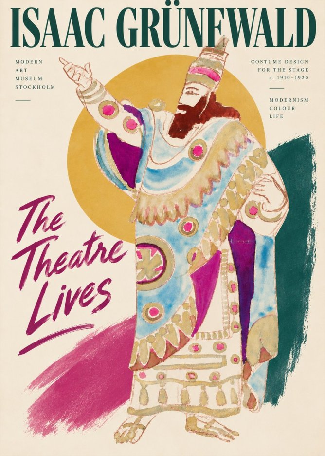 Isaac Grünewald The Theatre Lives No5 - Poszter