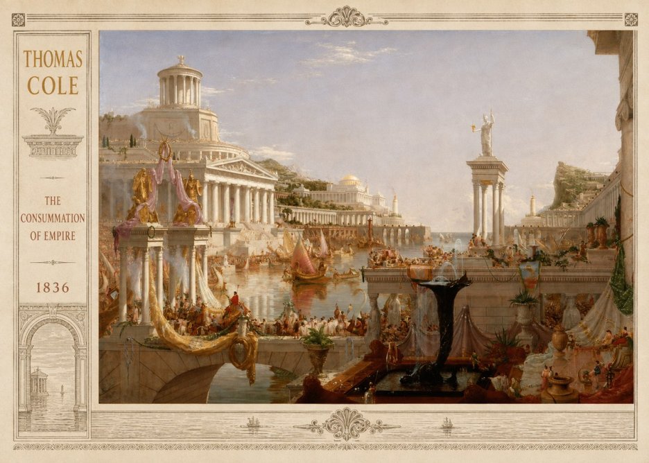 Thomas Cole The Consummation of Empire No2 - Poszter