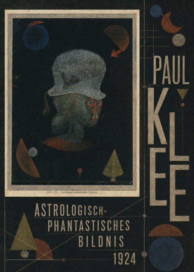 Paul Klee Astrologisch-phantastisches Bildnis No5 - Poszter