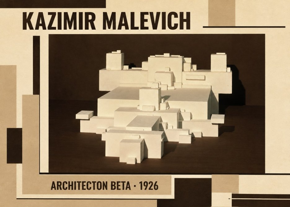 Kazimir Malevich Architecton Beta No2 - Poszter