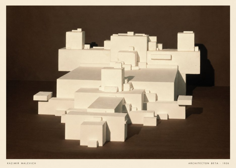 Kazimir Malevich Architecton Beta No5 - Poszter