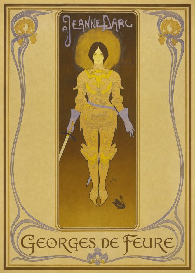 Georges de Feure À Jeanne D'arc No1 - Poszter
