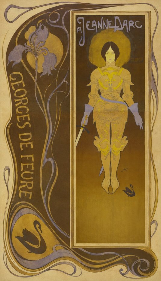 Georges de Feure À Jeanne D'arc No2 - Poszter
