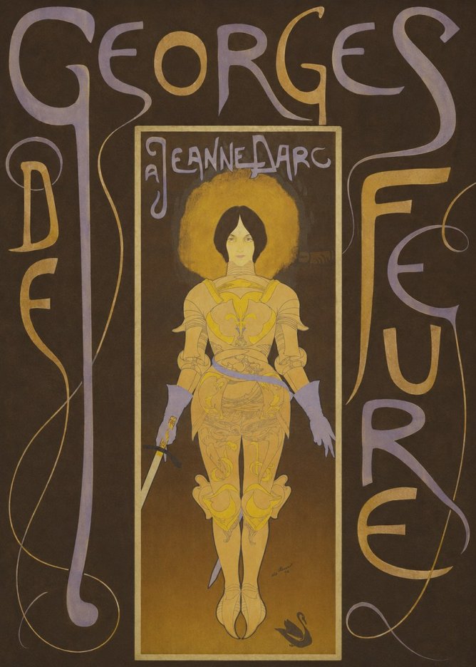 Georges de Feure À Jeanne D'arc No5 - Poszter
