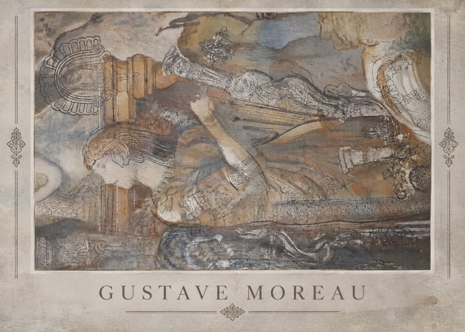 Gustave Moreau Study for the Triumph of Death No5 - Poszter