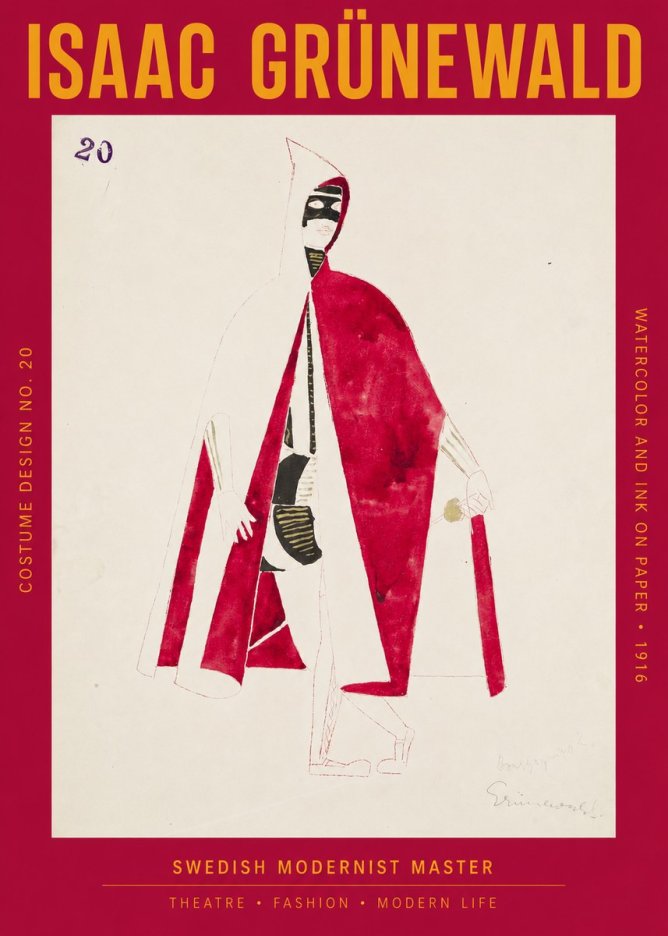 Isaac Grünewald Costume Design No. 20 No2 - Poszter