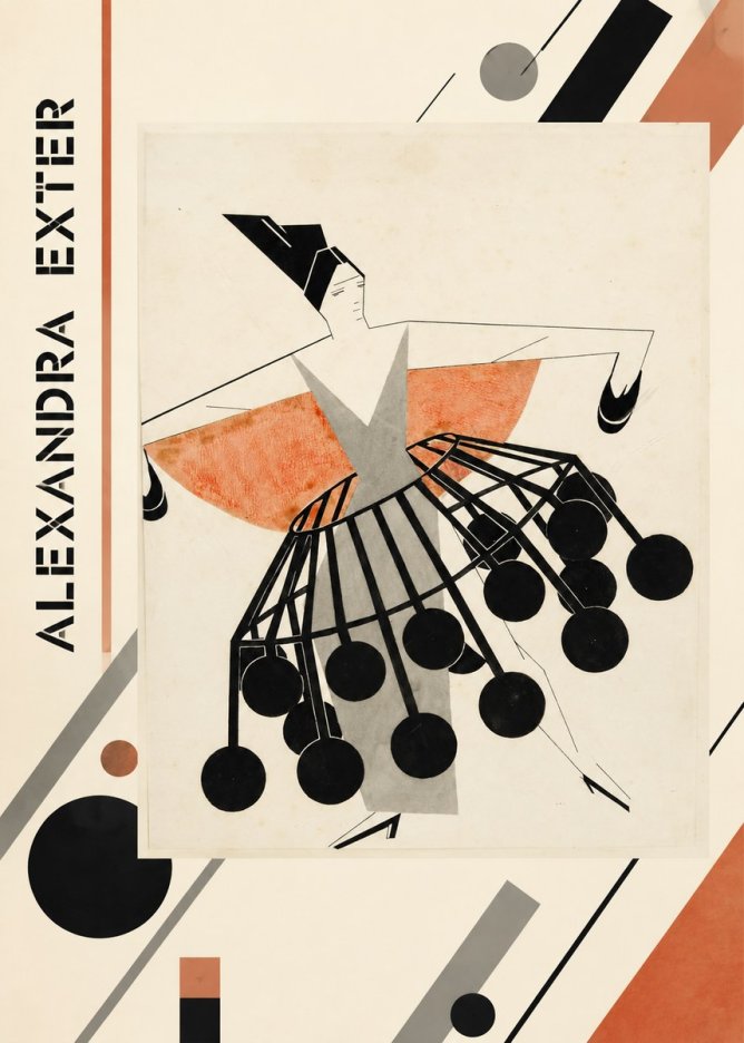 Alexandra Exter Avant-garde Costume Design No2 - Poszter