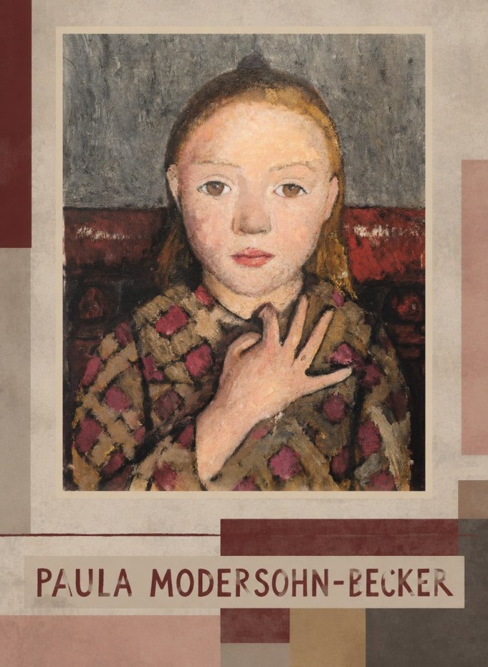 Paula Modersohn-Becker Girl in Checked Blouse No3 - Poszter