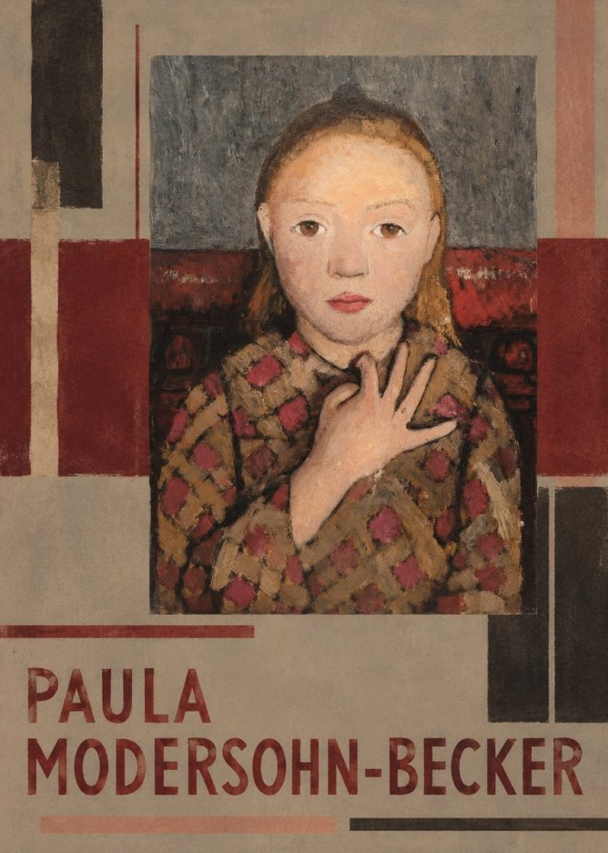 Paula Modersohn-Becker Girl in Checked Blouse No6 - Poszter