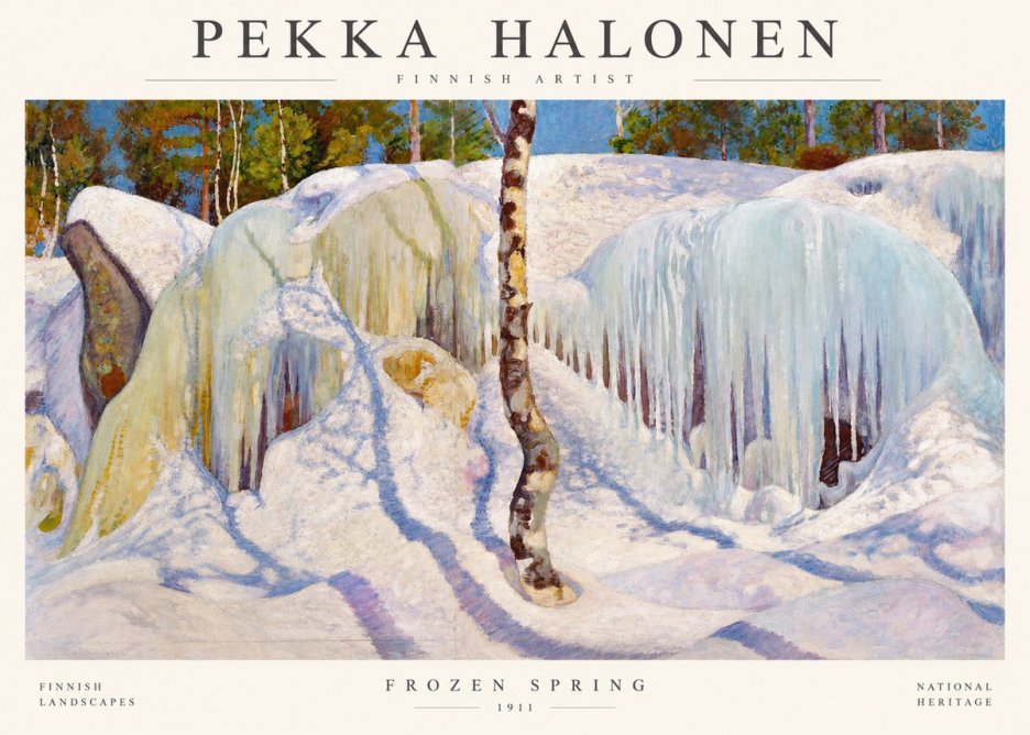 Pekka Halonen Frozen Spring No1 - Poszter