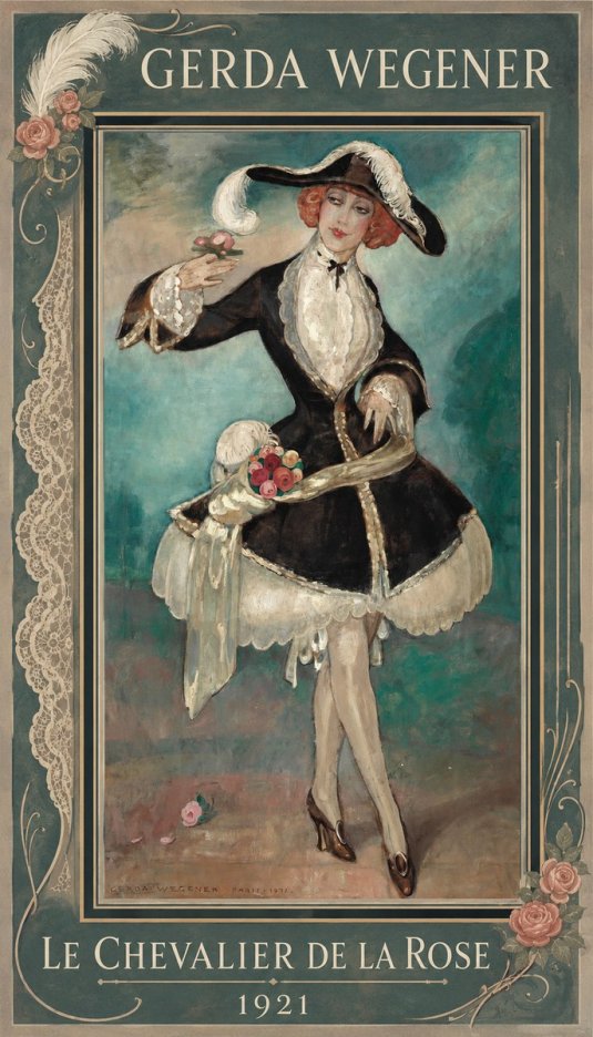 Gerda Wegener Le Chevalier De La Rose No1 - Poszter